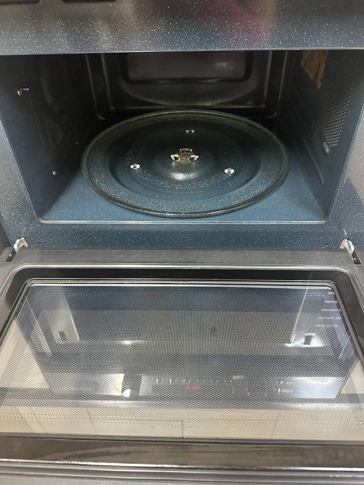 Microwave after CLEANX cleaning
