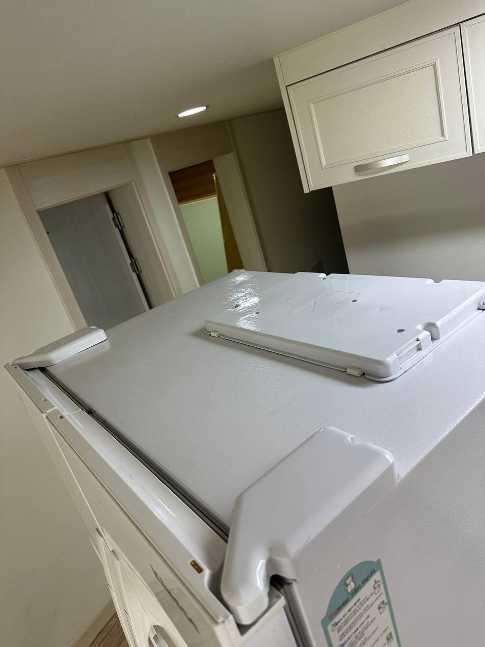 Refrigerator top after CLEANX cleaning