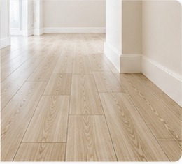 Clean apartment flooring